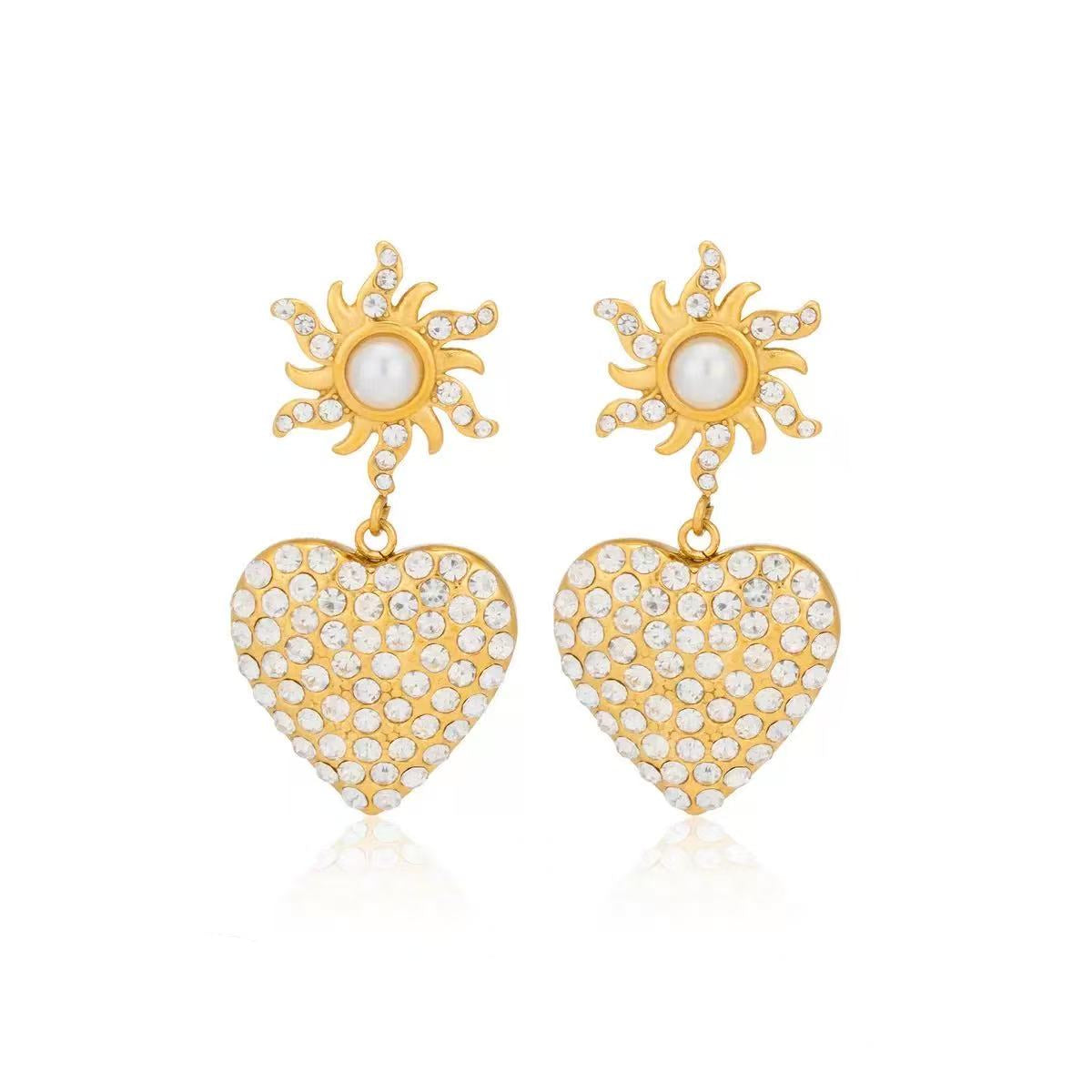 Sunshine Love Hoops Earrings