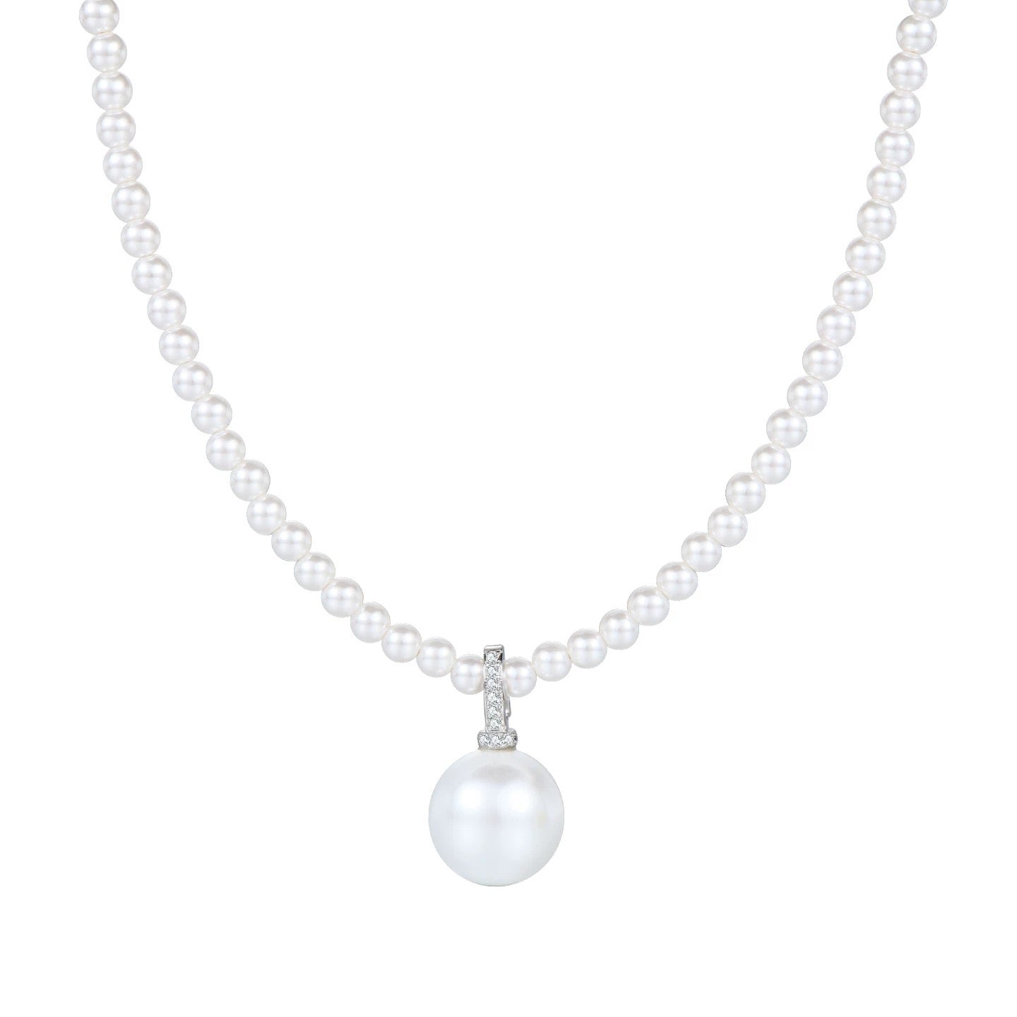 Single Pearl Statement Necklace