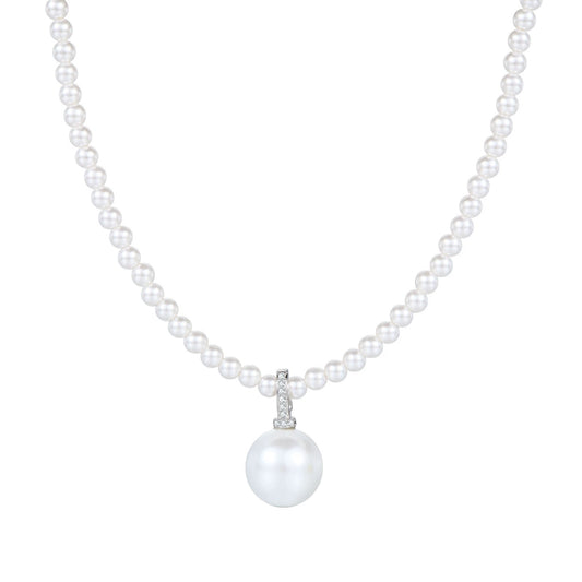 Single Pearl Statement Necklace