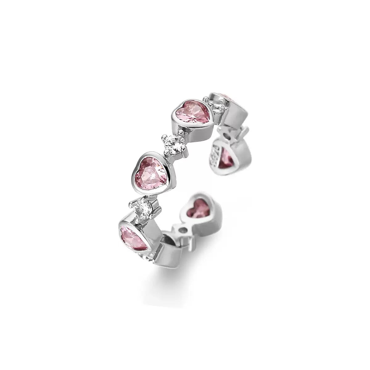 Pinke Heart Ring