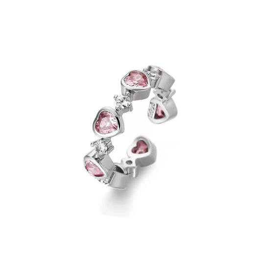 Pinke Heart Ring