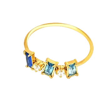 Cluster Gemstone Ring