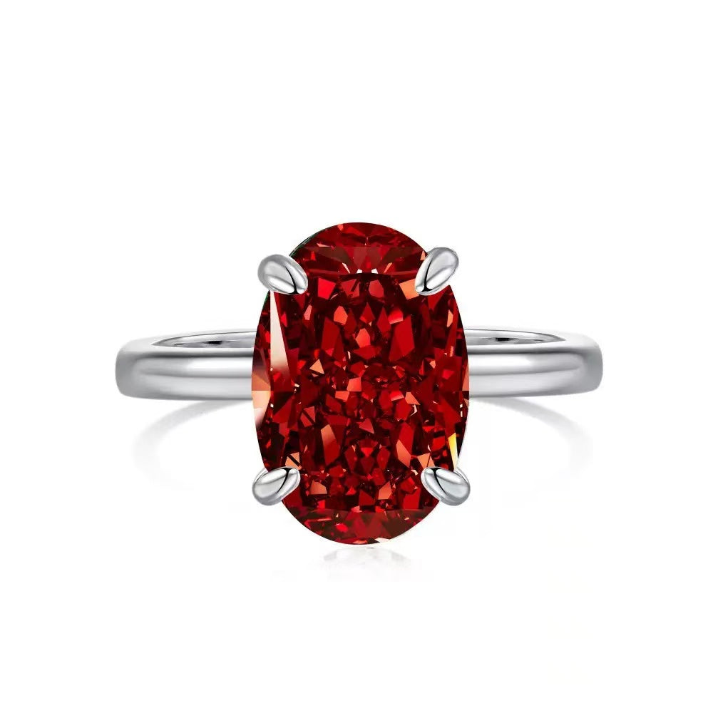 3.5 Carat Ice Cut Zircon Ring