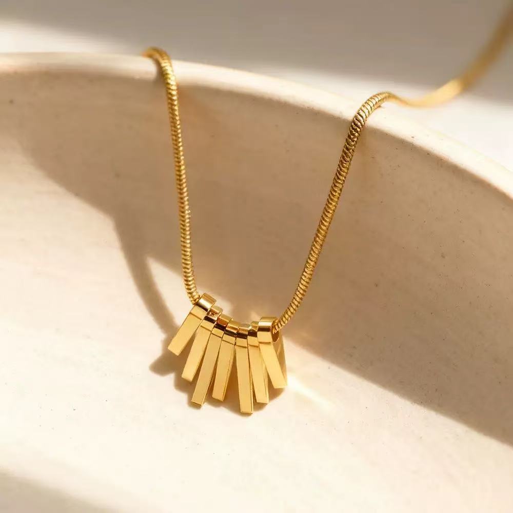 Bamboo Joint Necklace