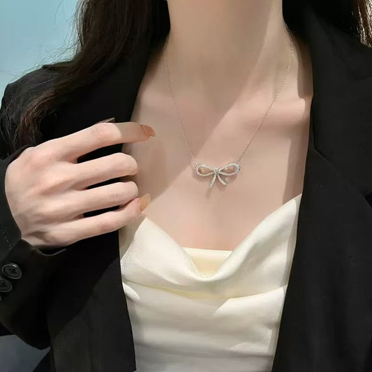 Bow Ribbon Necklace