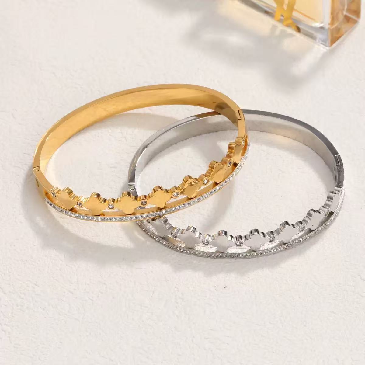 Four Leaf Clover Bangle