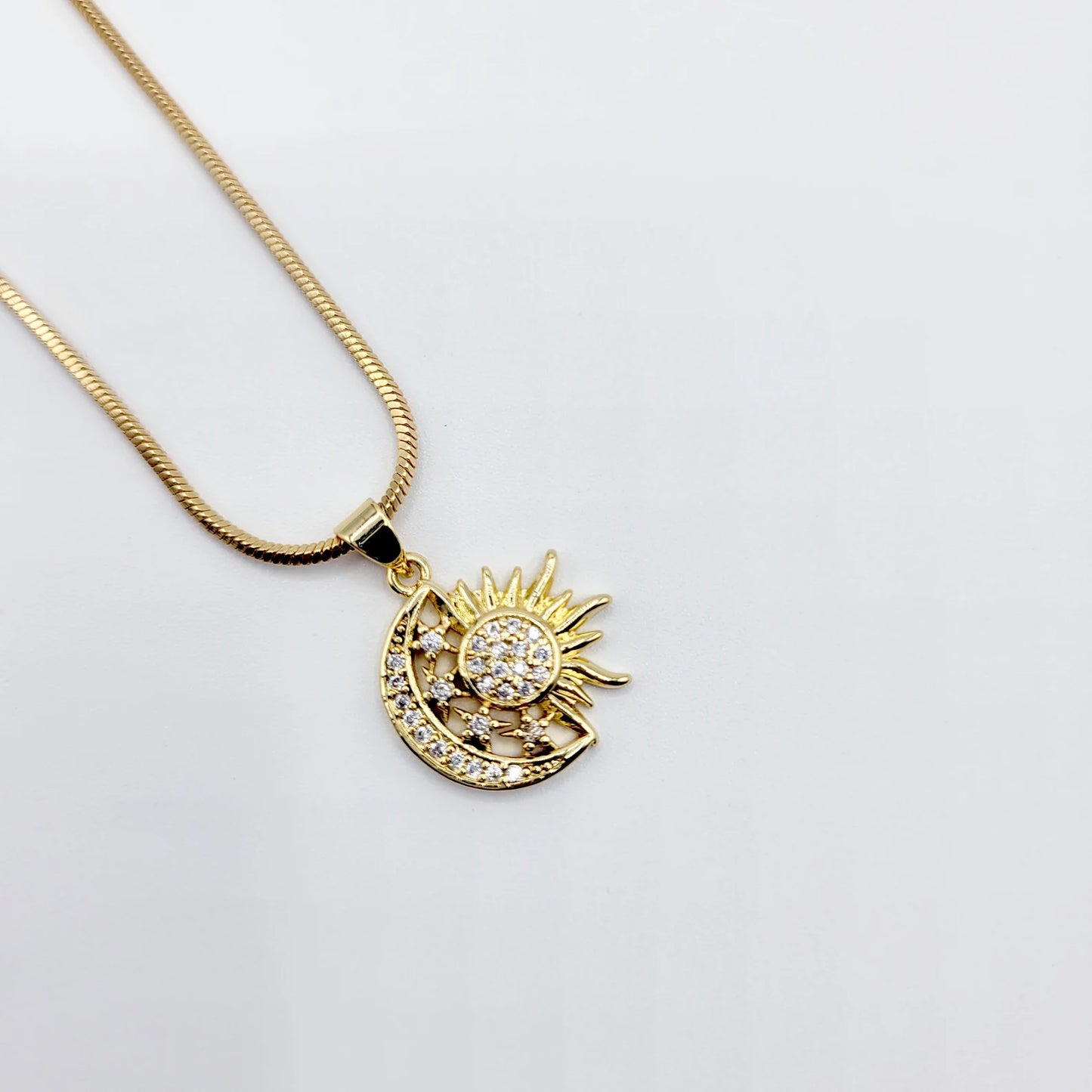 Sun Moon & Star Necklace