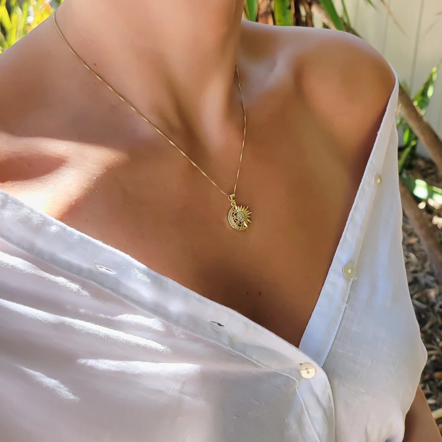 Sun Moon & Star Necklace