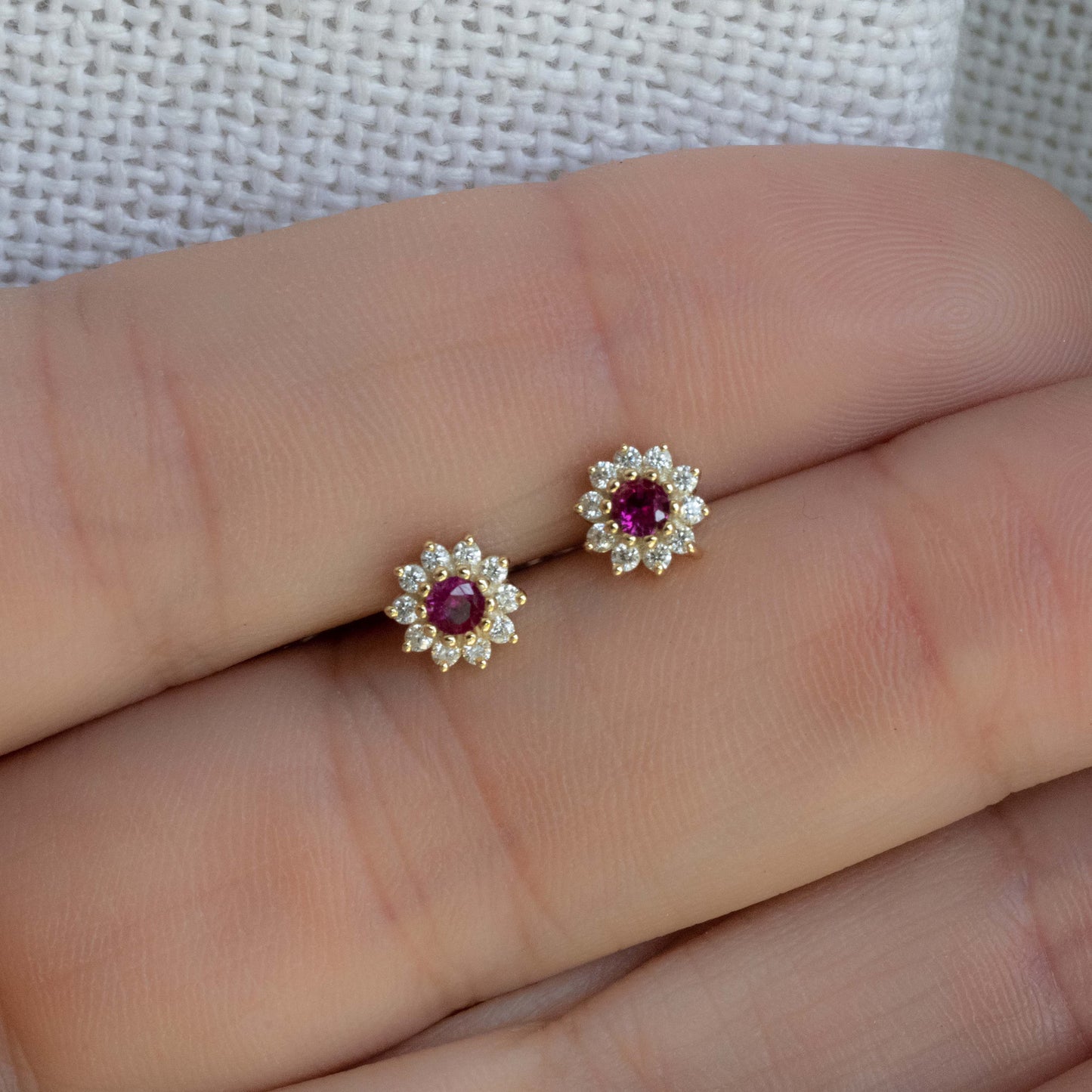 Ruby Earrings
