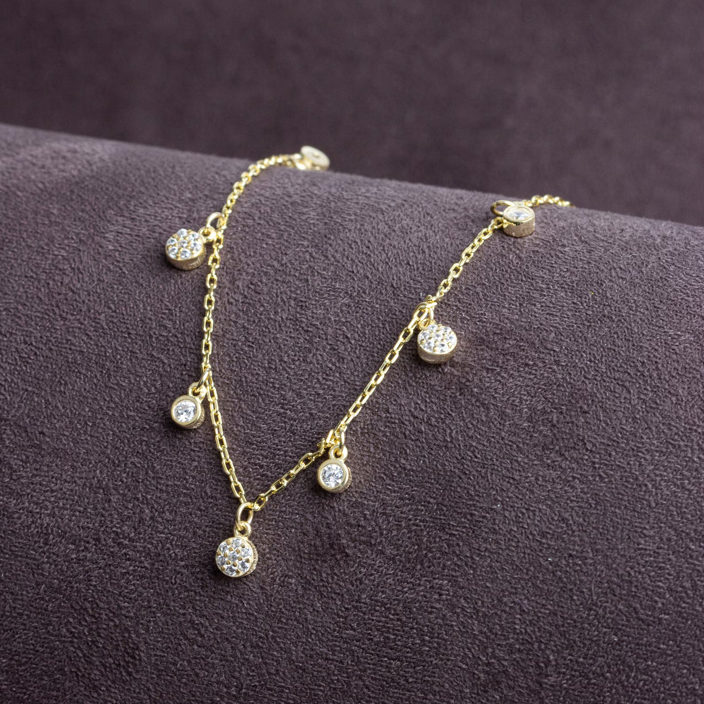 Dangling CZ Diamonds Necklace