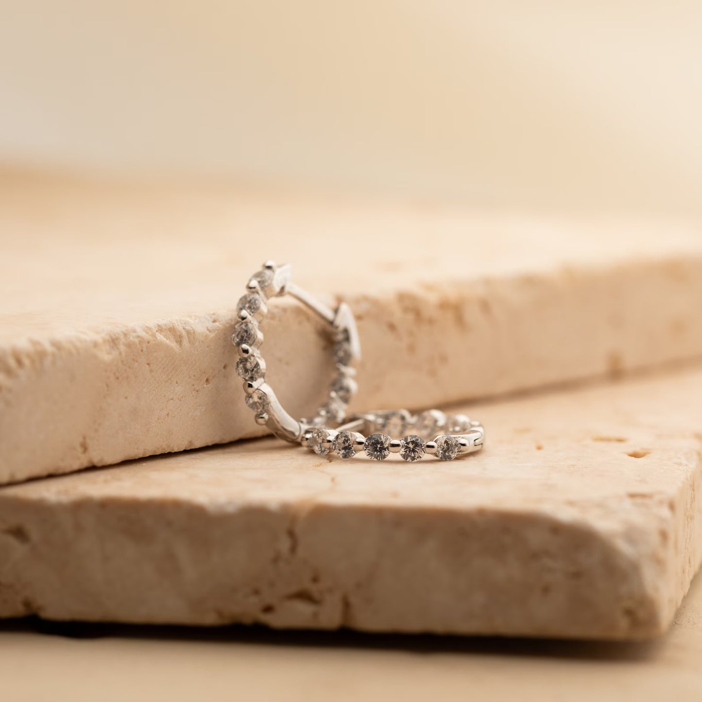 Crystal Hoop Earrings