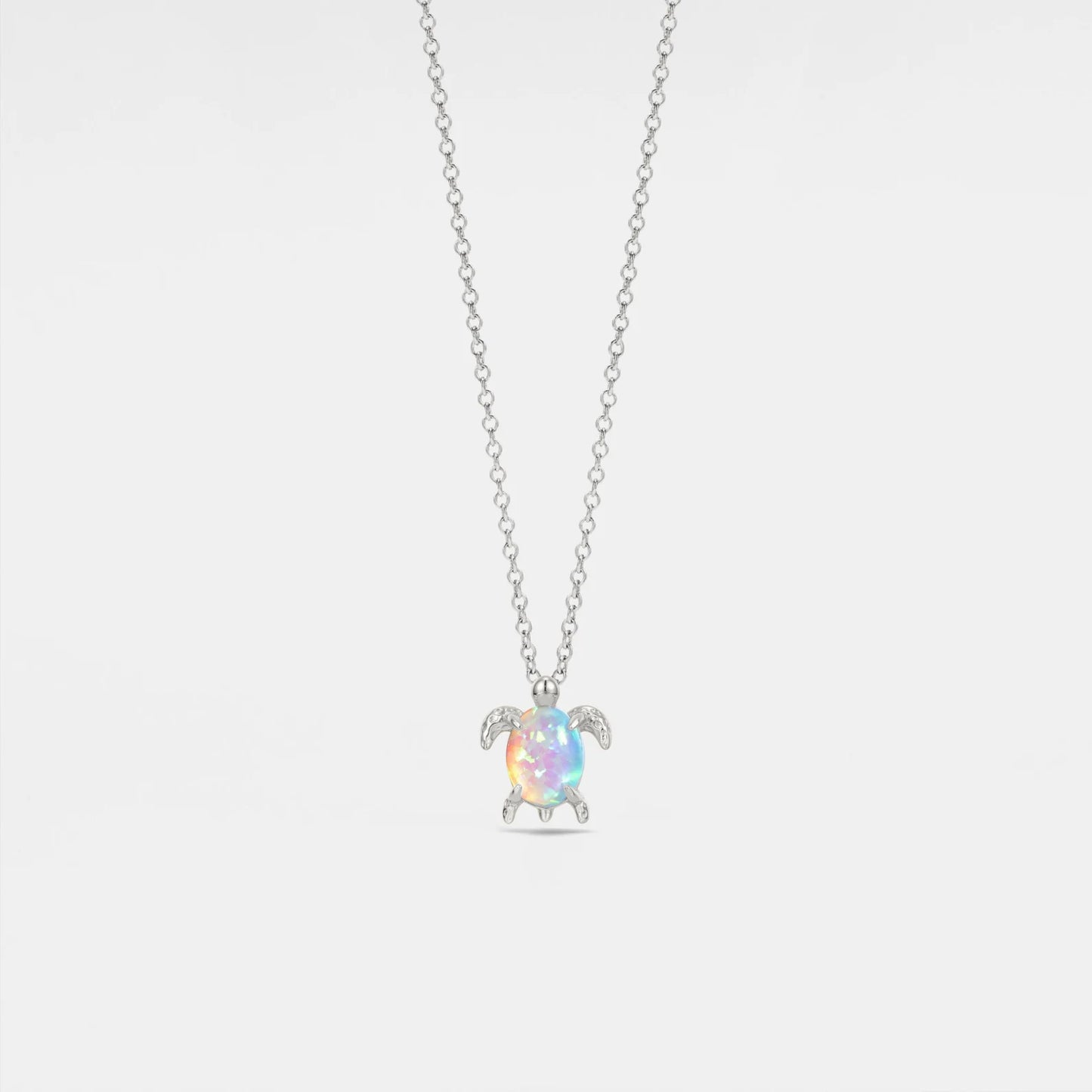 Opal Sea Turtle Beach Necklace