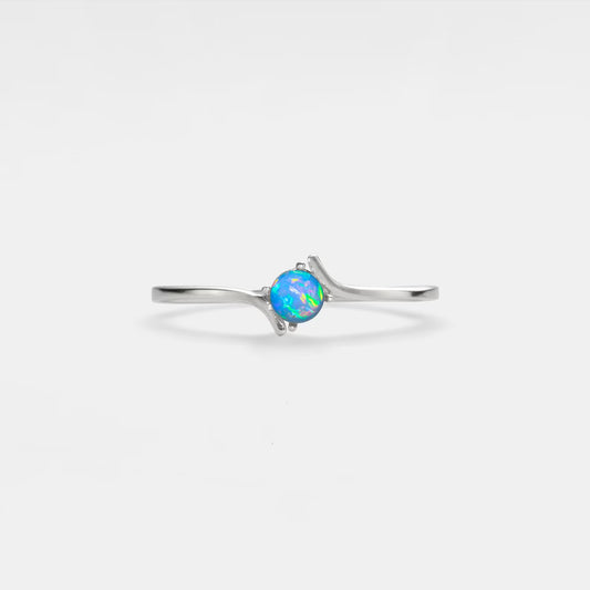 Natural Opal Stacking Ring