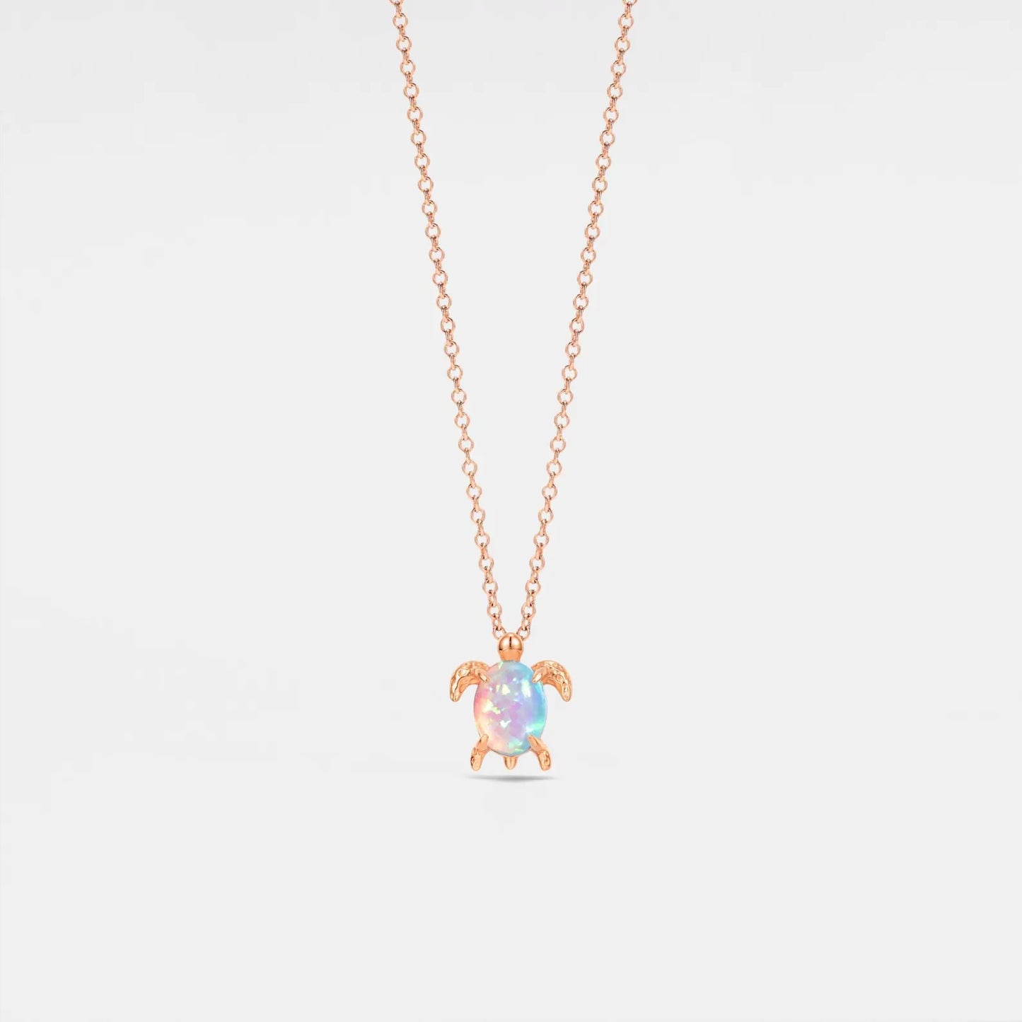 Opal Sea Turtle Beach Necklace