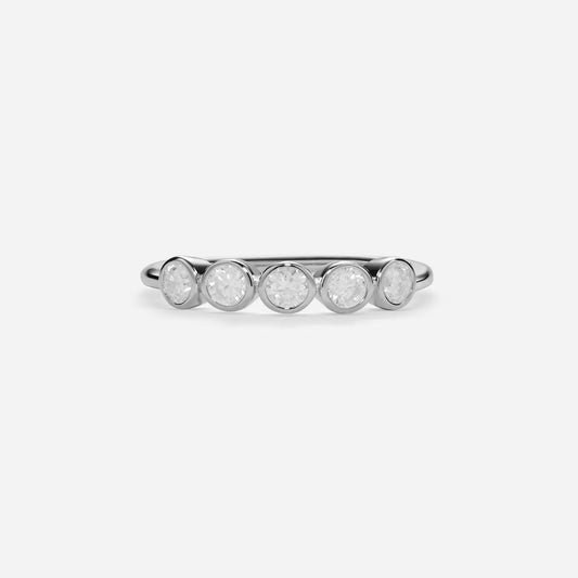 Five-Stone Moissanite Ring