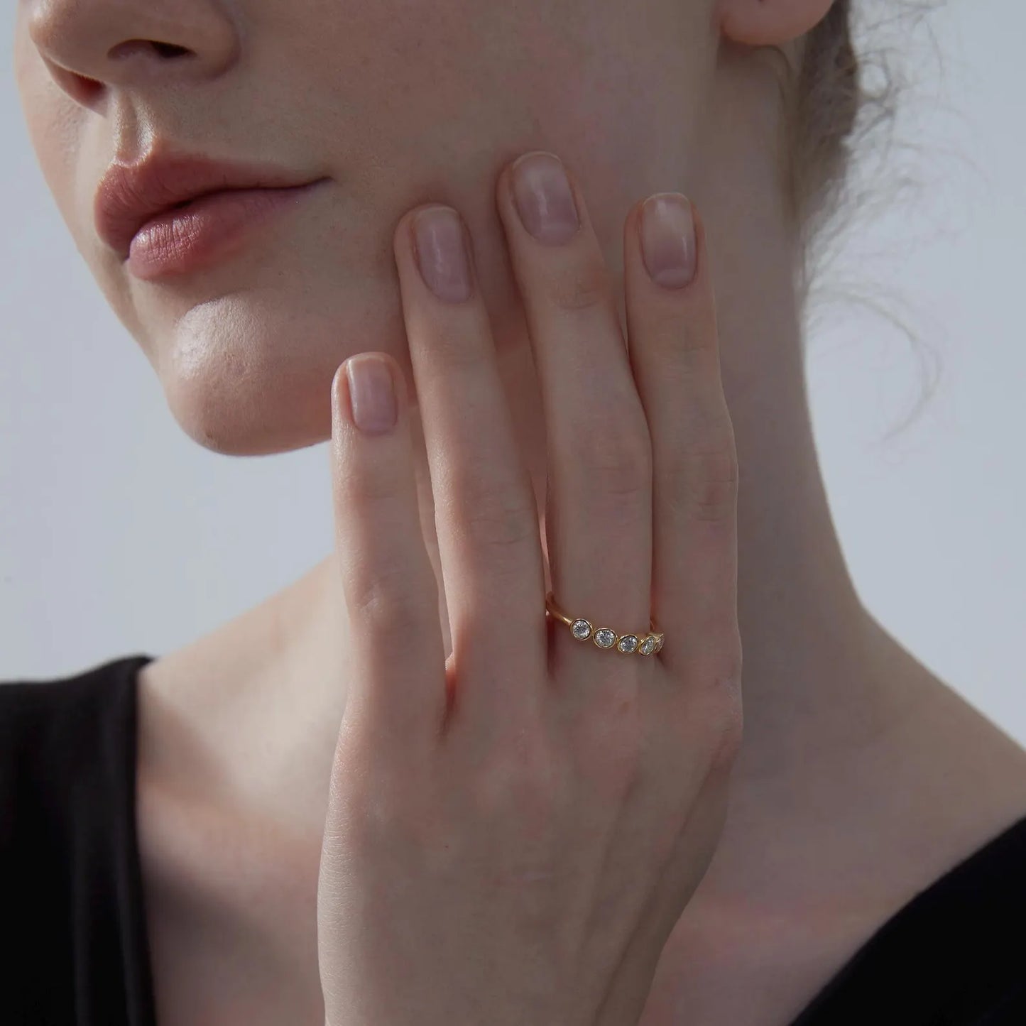 Five-Stone Moissanite Ring