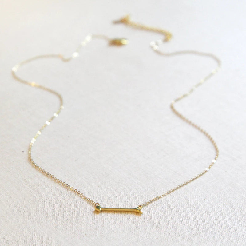 Gold Arrow Necklace