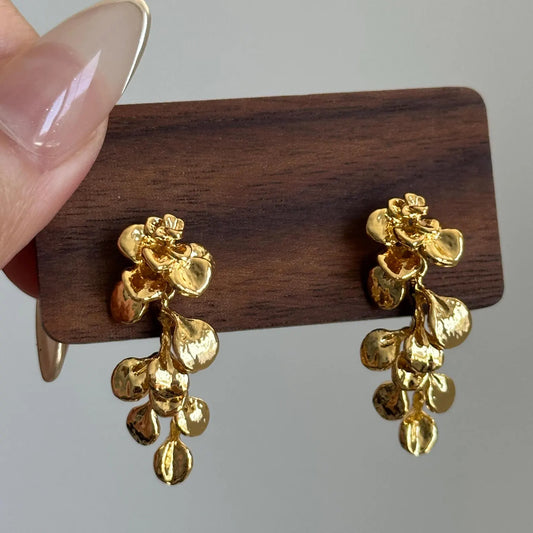 Gold Leaf Earrings