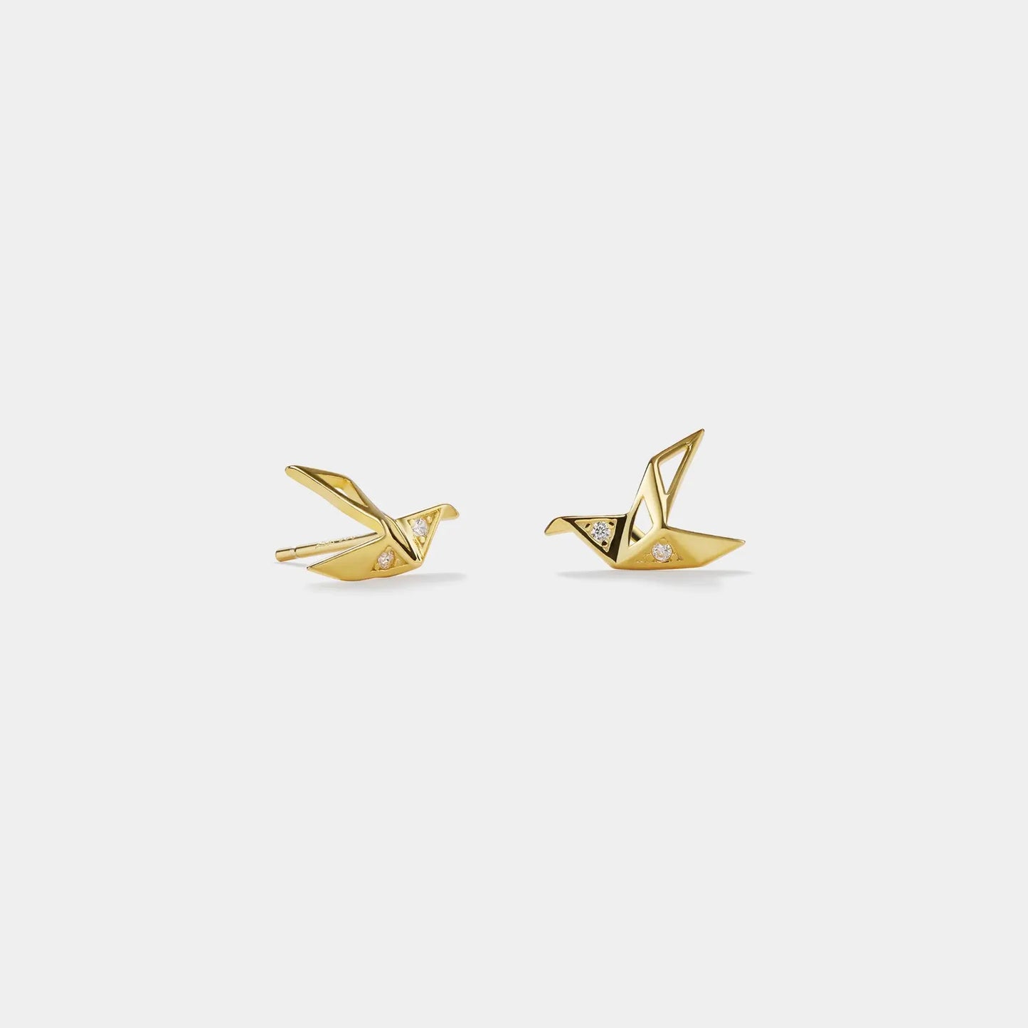 Origami Crane Earrings