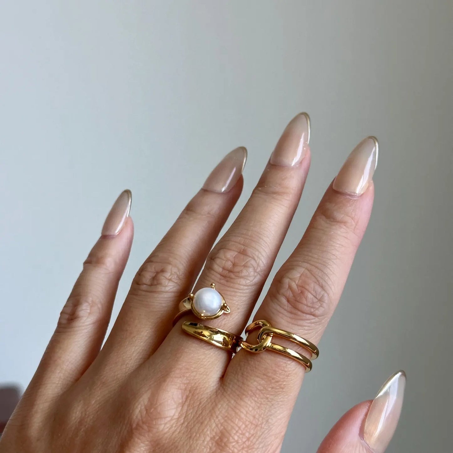 Minimalist Gold Open Ring