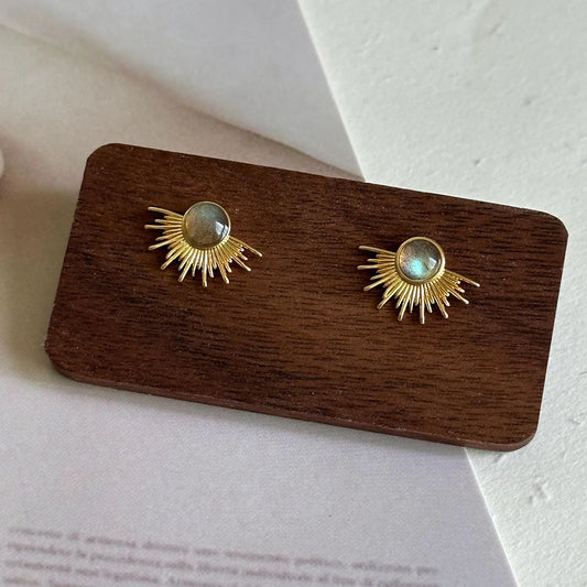 Sunburst Stud Earrings