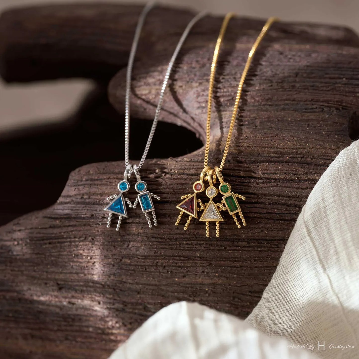 Birthstone Kids Pendant Necklace