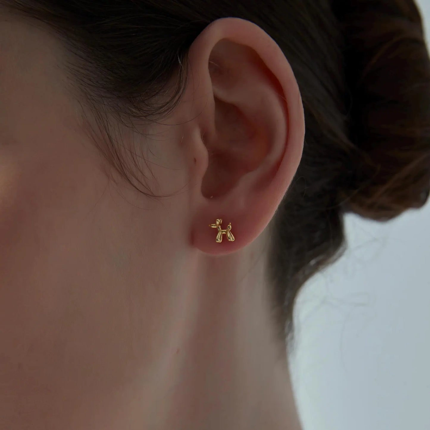 Balloon Dog Stud Earrings