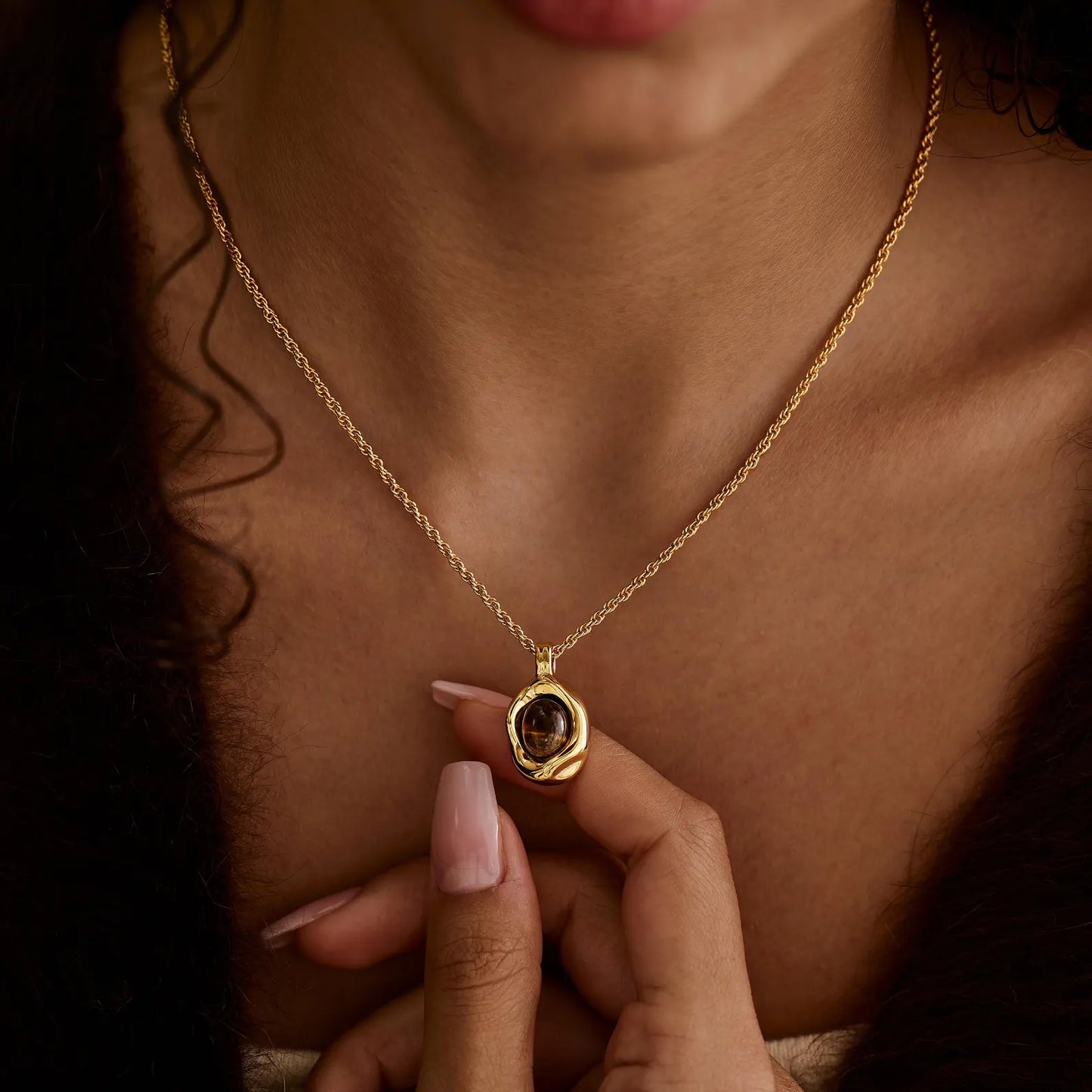 Natural Tiger Eye Necklace