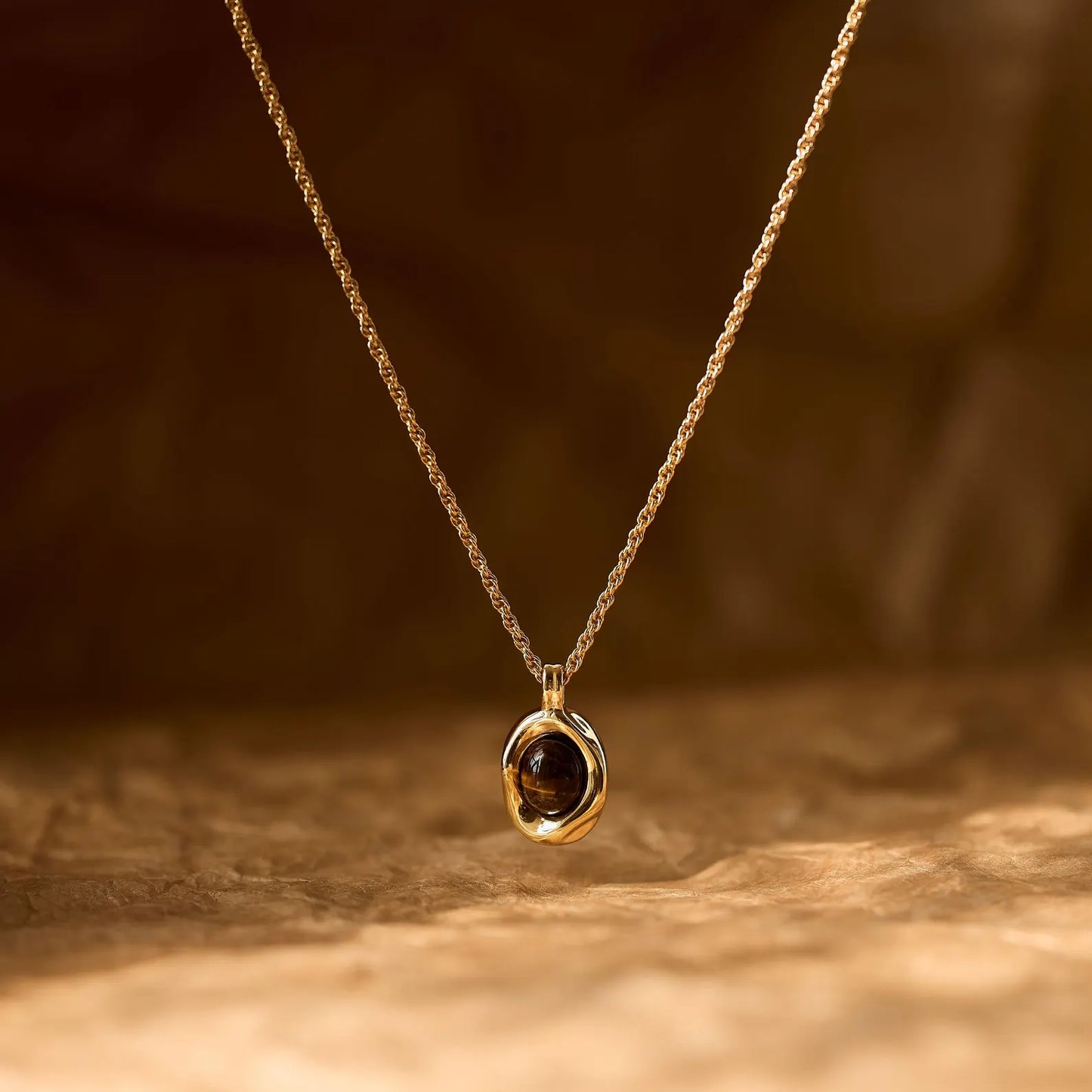 Natural Tiger Eye Necklace