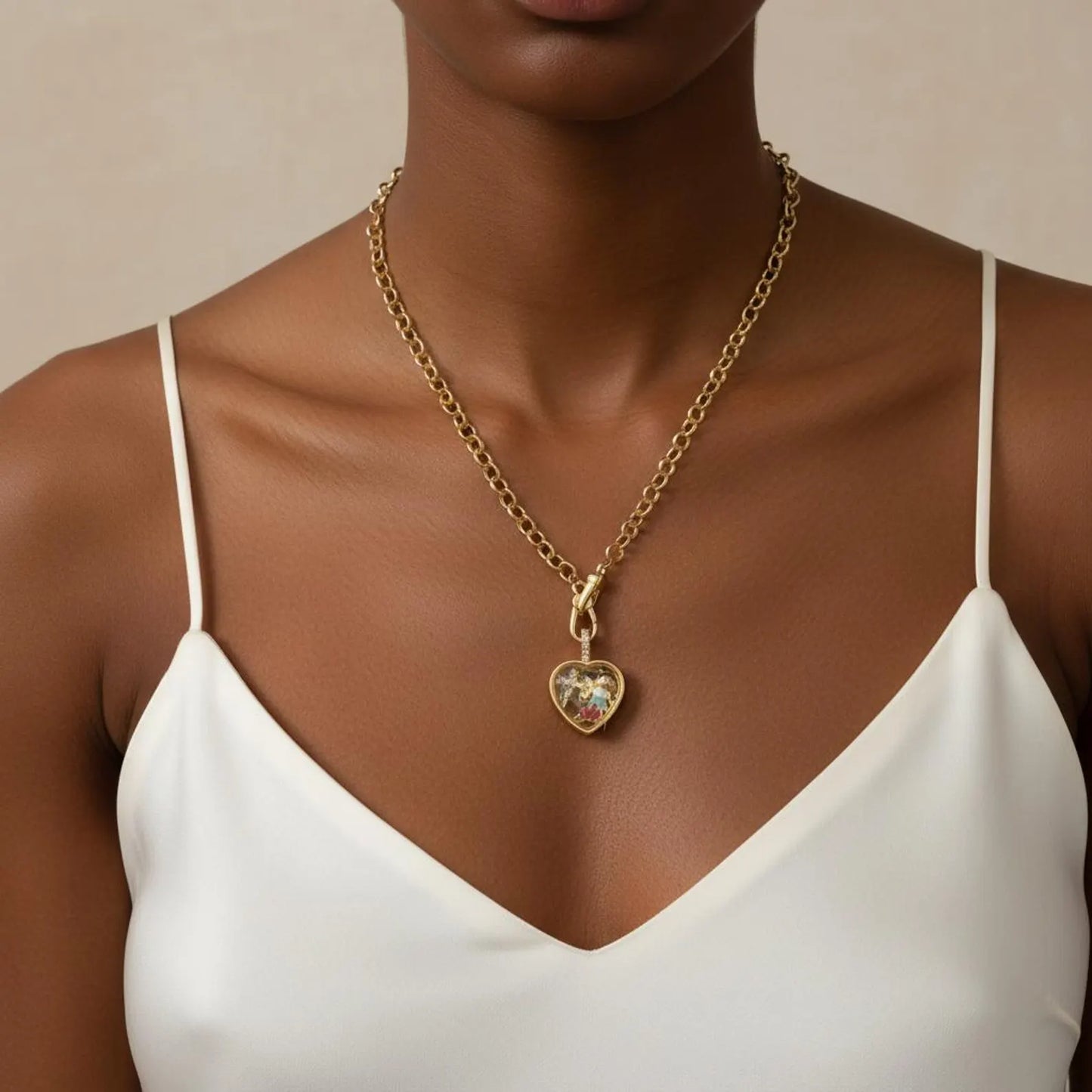 Irregular Shape Floating Locket
