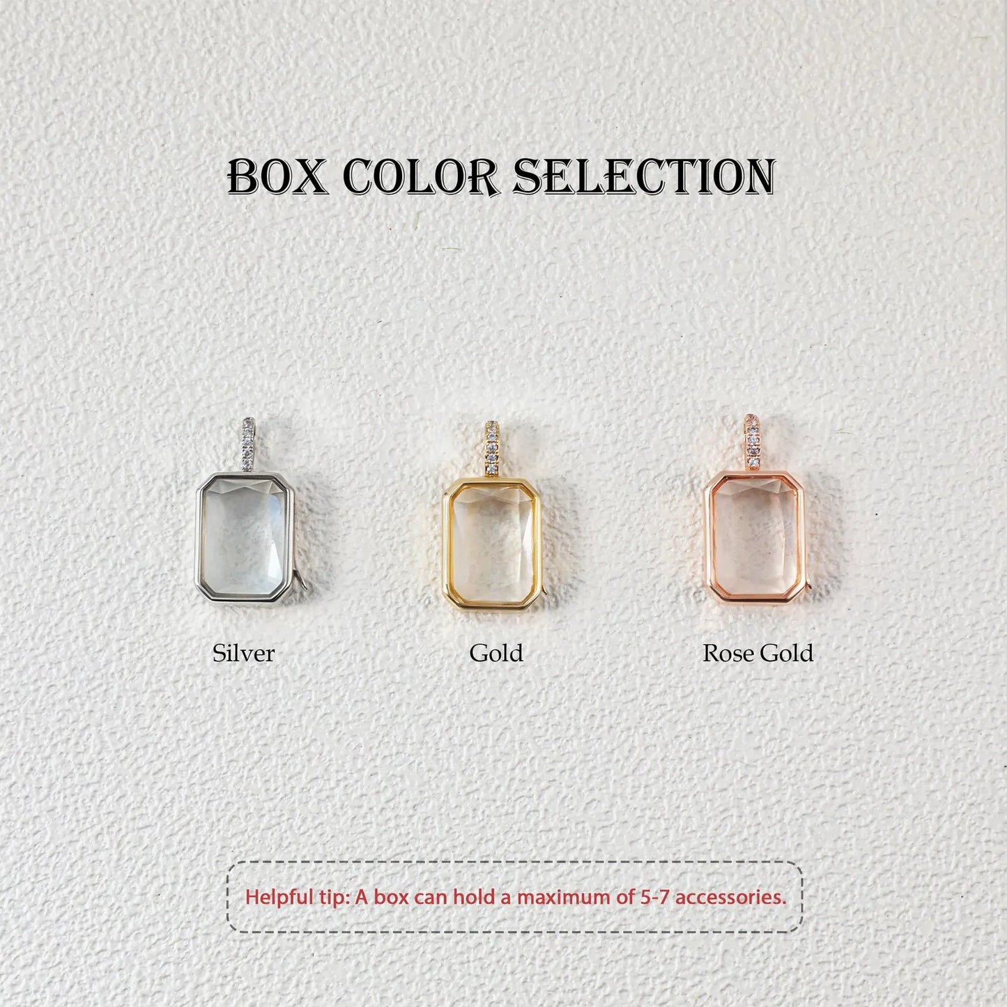 Rectangle Glass Floating Locket