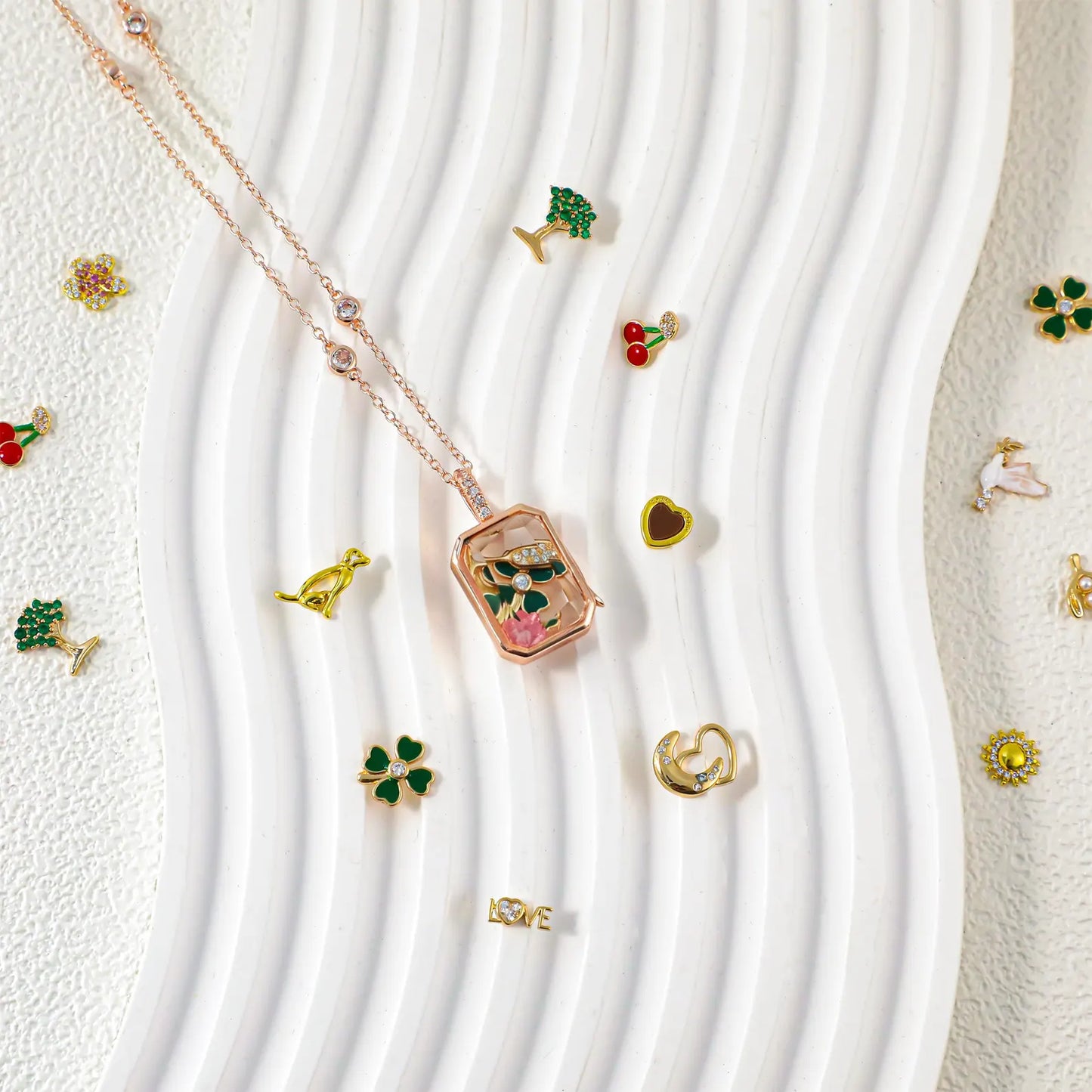 Rectangle Glass Floating Locket